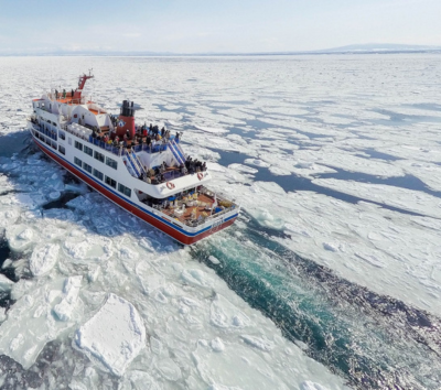 屈斜路湖~天鵝湖散策→網走破冰船→網走監獄博物館→續住川湯飯店