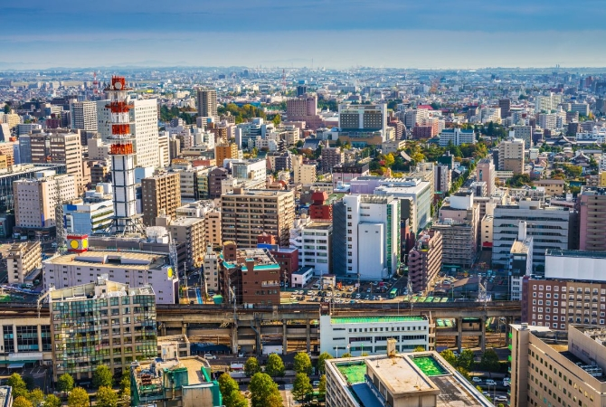 空拍城市景
