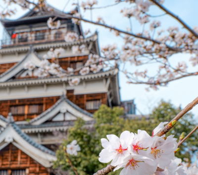 日本100名城~廣島城→大名庭園~縮景園→平和記念公園櫻花大道→廣島本通商店街