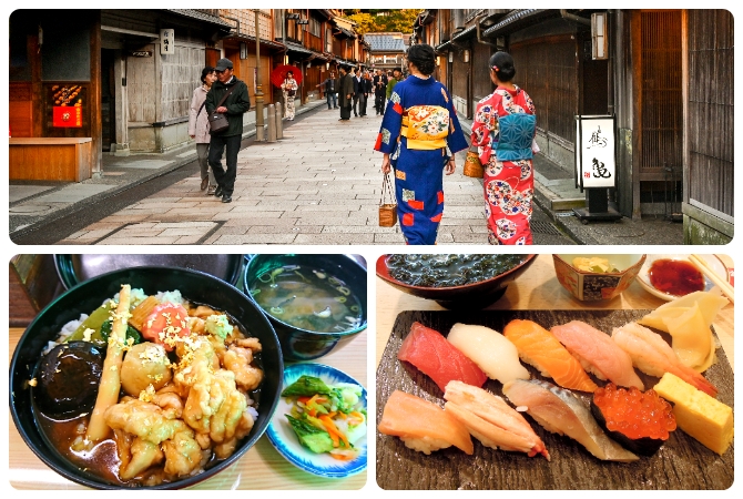 中部北陸旅遊推薦-東茶屋街.近江町市場