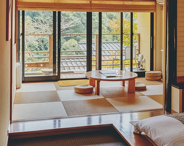 溫泉飯店享用和食膳→退房→鹿兒島機場→桃園機場