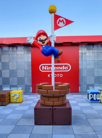 台北→關西→京都→酒店CHECK IN→參拜文學之神《錦天滿宮》→ 漫步古都購物《新京極商店街》→任天堂的故鄉《超巨型瑪利歐》