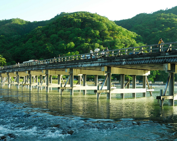 嵐山半日遊:渡月橋、竹林小徑、野宮神社→京都美山合掌村→入住京都市區飯店