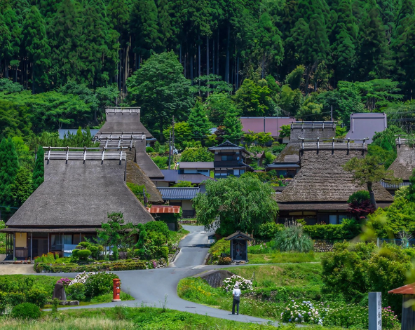 日本三大茅草屋《京都合掌村》→嵐山半日遊:渡月橋、竹林小徑、野宮神社
