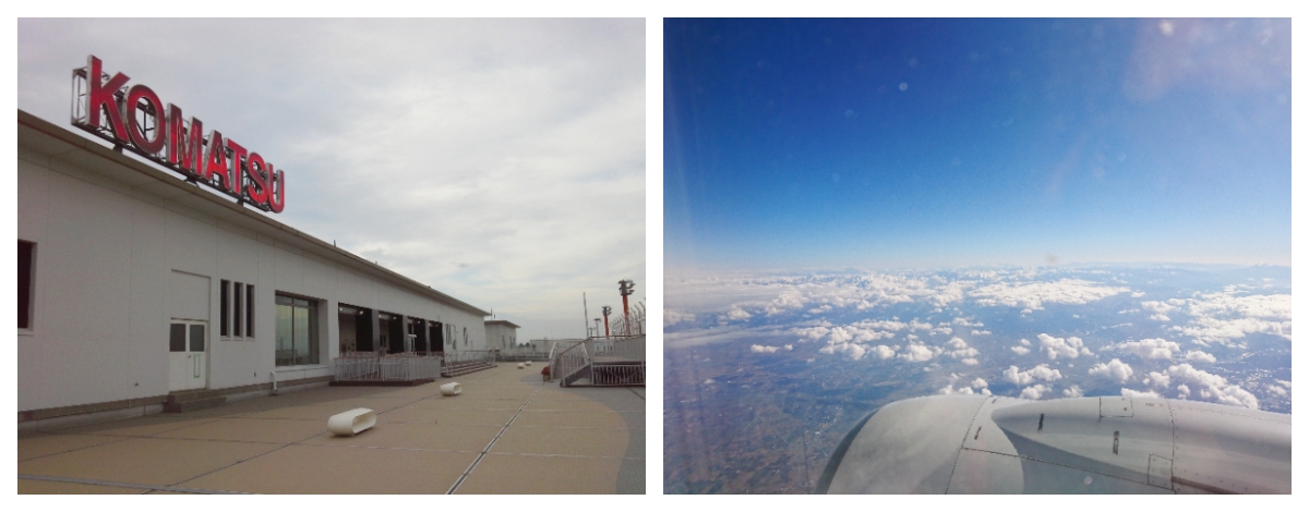 桃園機場→小松空港→金澤市區