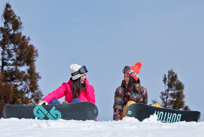 琵琶湖滑雪場(美麗的湖景與被稱為關西阿爾卑斯山)→前往飯店