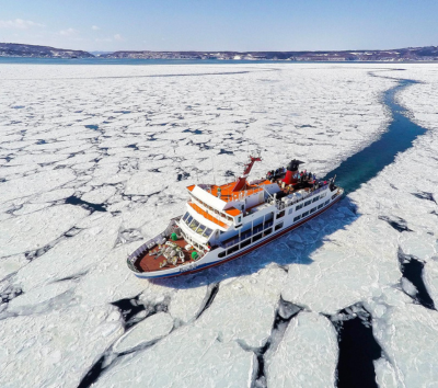 屈斜路湖~天鵝湖散策→網走破冰船→網走監獄博物館→續住川湯飯店