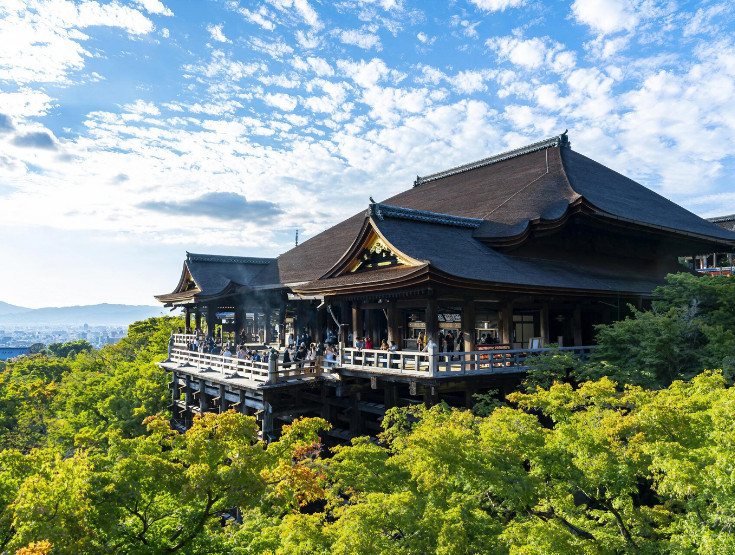 桃園機場→關西空港→清水寺→祇園・八幡神社→入住京都市區飯店