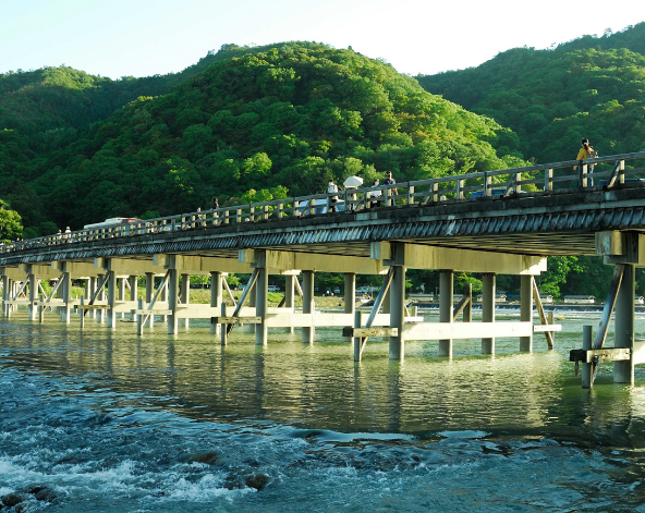 嵐山半日遊：渡月橋、竹林小徑、野宮神社→京都美山合掌村→入住京都市區飯店