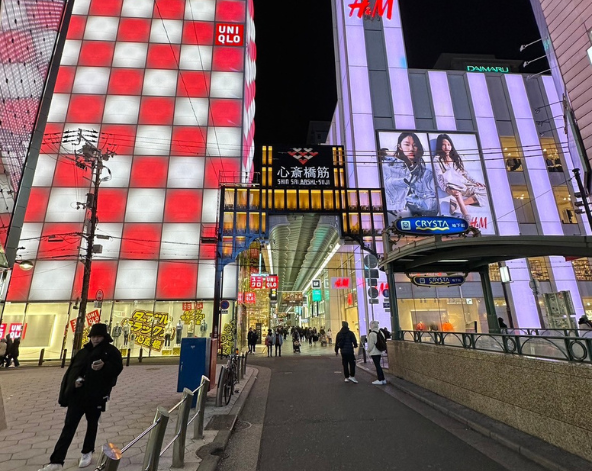 一日自由行：環球影城／大阪市區~心齋橋、道頓堀、千日前道具街、梅田商圈、美國村…