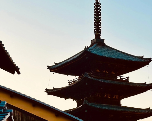 桃園機場→關西空港→清水寺→祇園・八幡神社→入住京都市區飯店