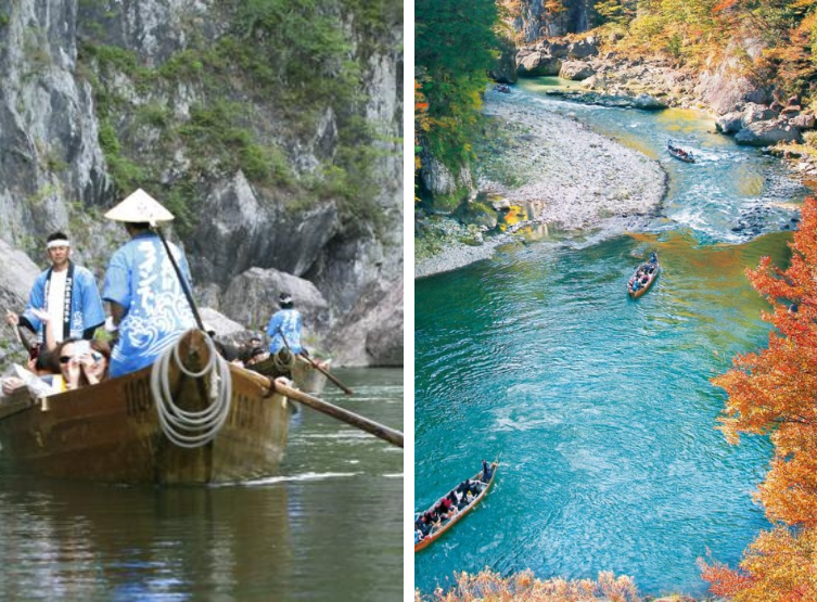 鬼怒川順流遊覽船