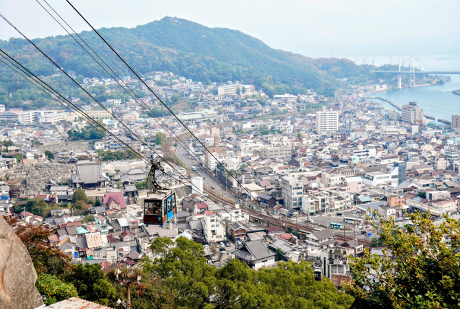 桃園出發→廣島空港→登高看海小希臘~尾道(千光寺、貓的細道)